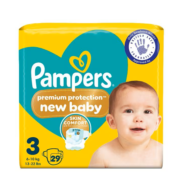 Pampers® New Baby Size 3 Nappies Carry - Pack 29