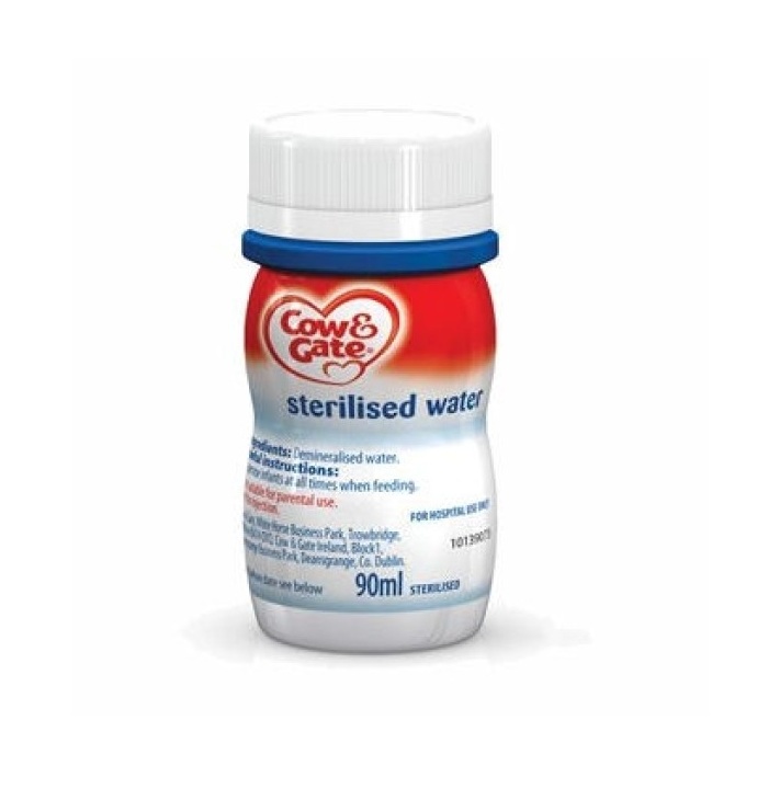 Cow & Gate Sterilised Water 24 x 90ml