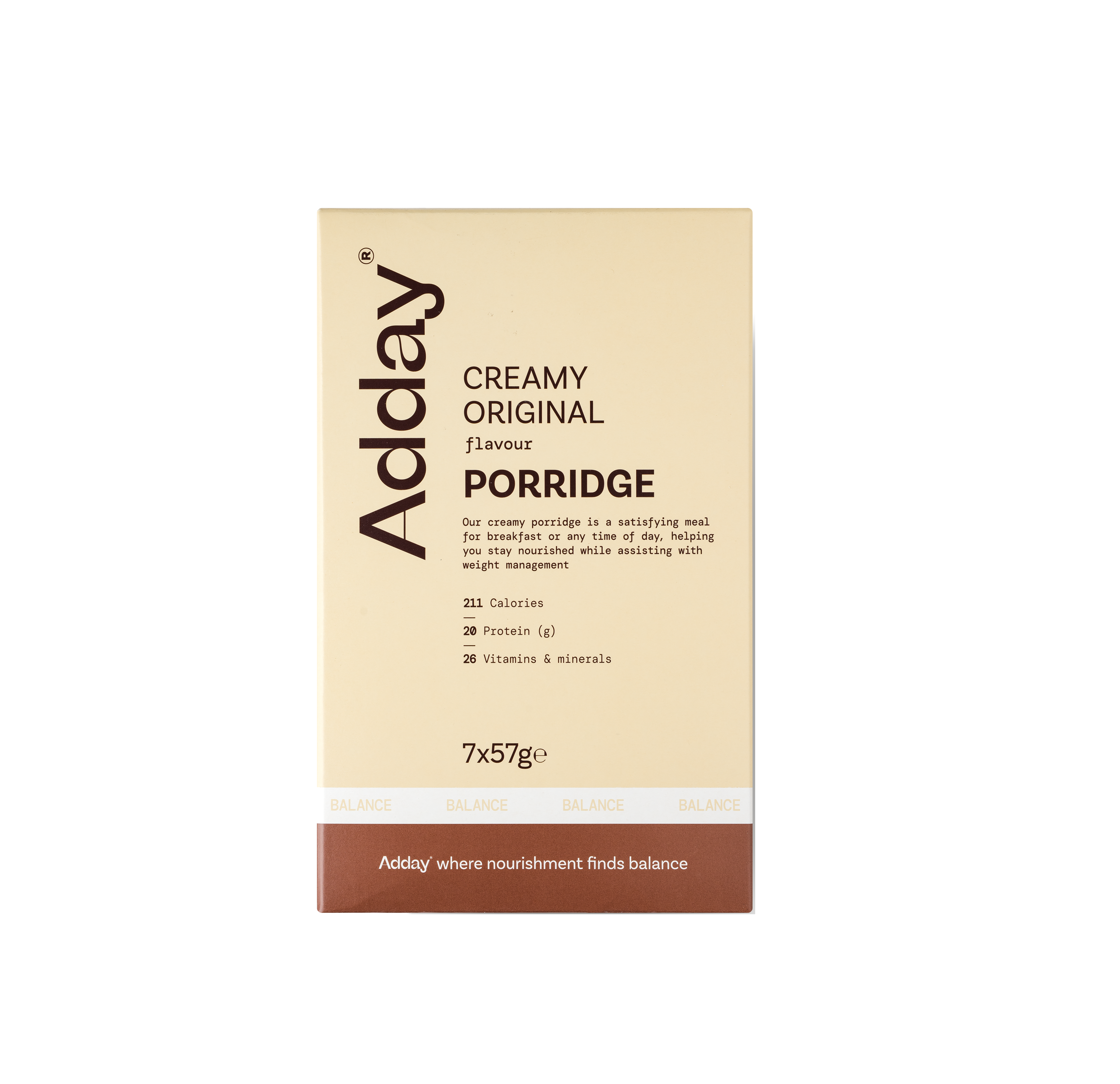 Adday Creamy Original Porridge Meal Replacement