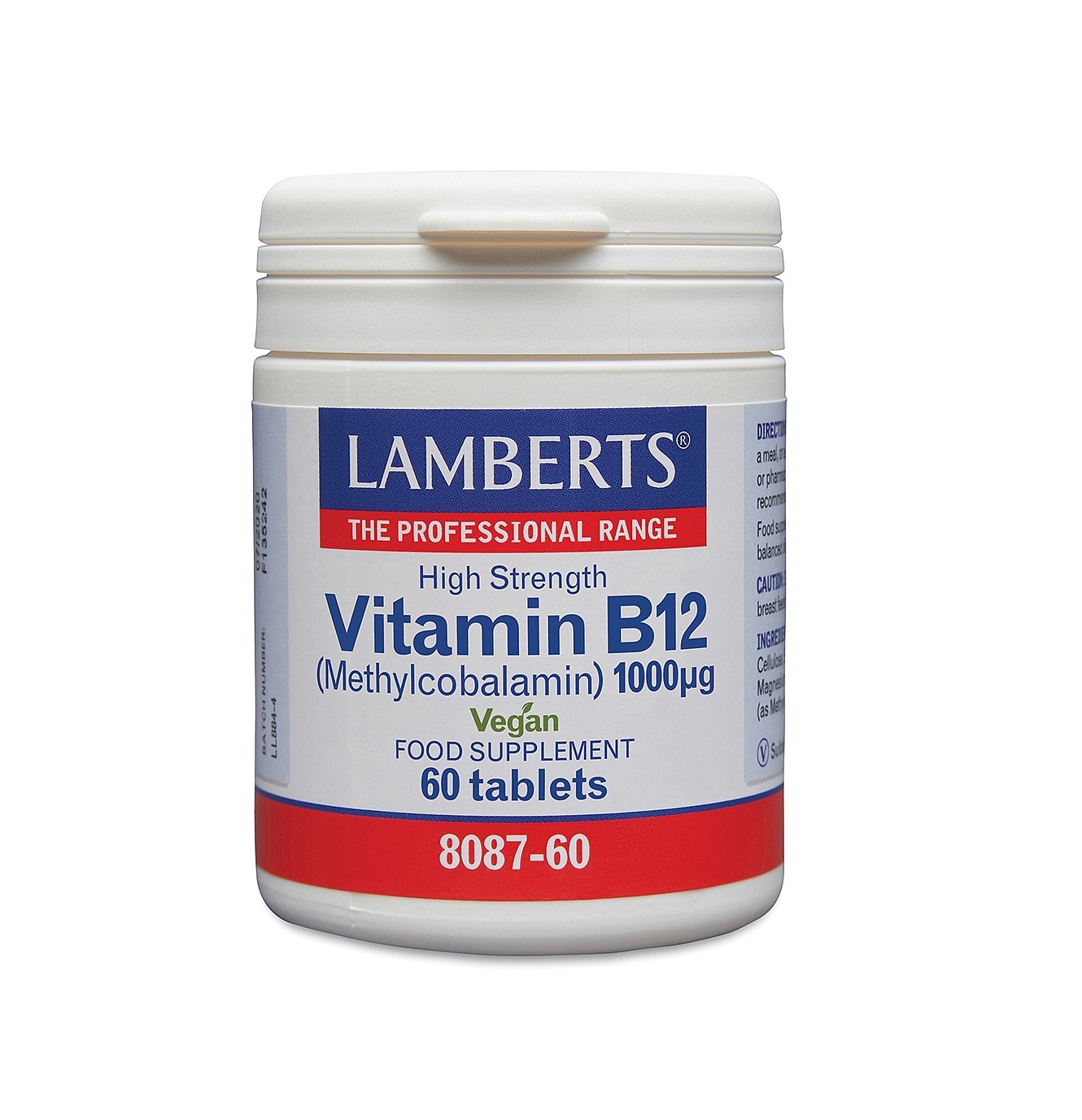 Lamberts - Vitamin B12 1000ug - 60 Tablets