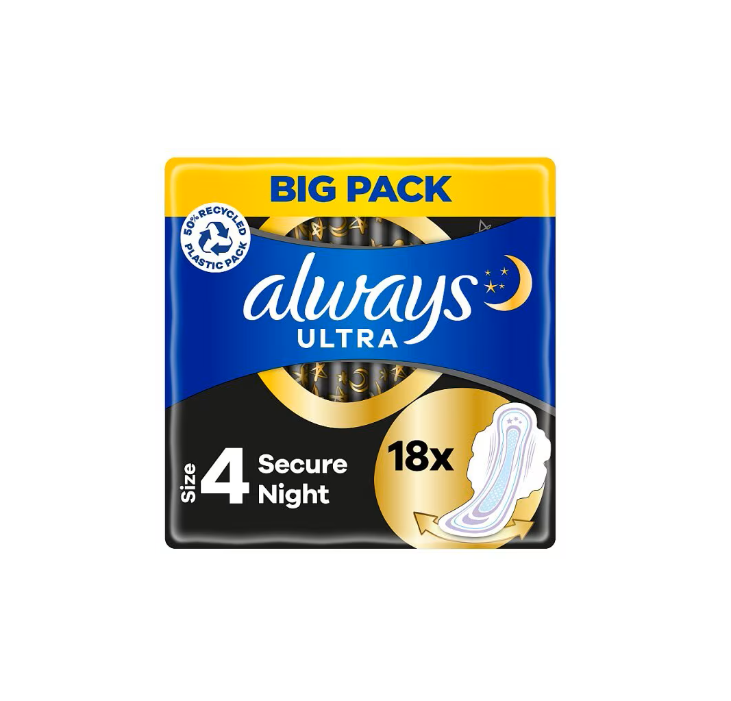 Always Ultra Duo Night Sanitary Towels