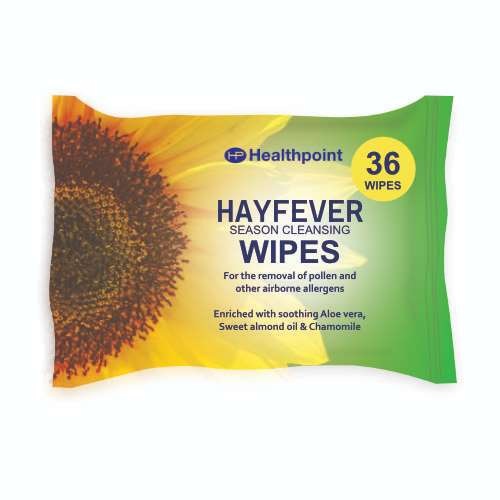 Healthpoint Hayfever Relief Wipes - 36