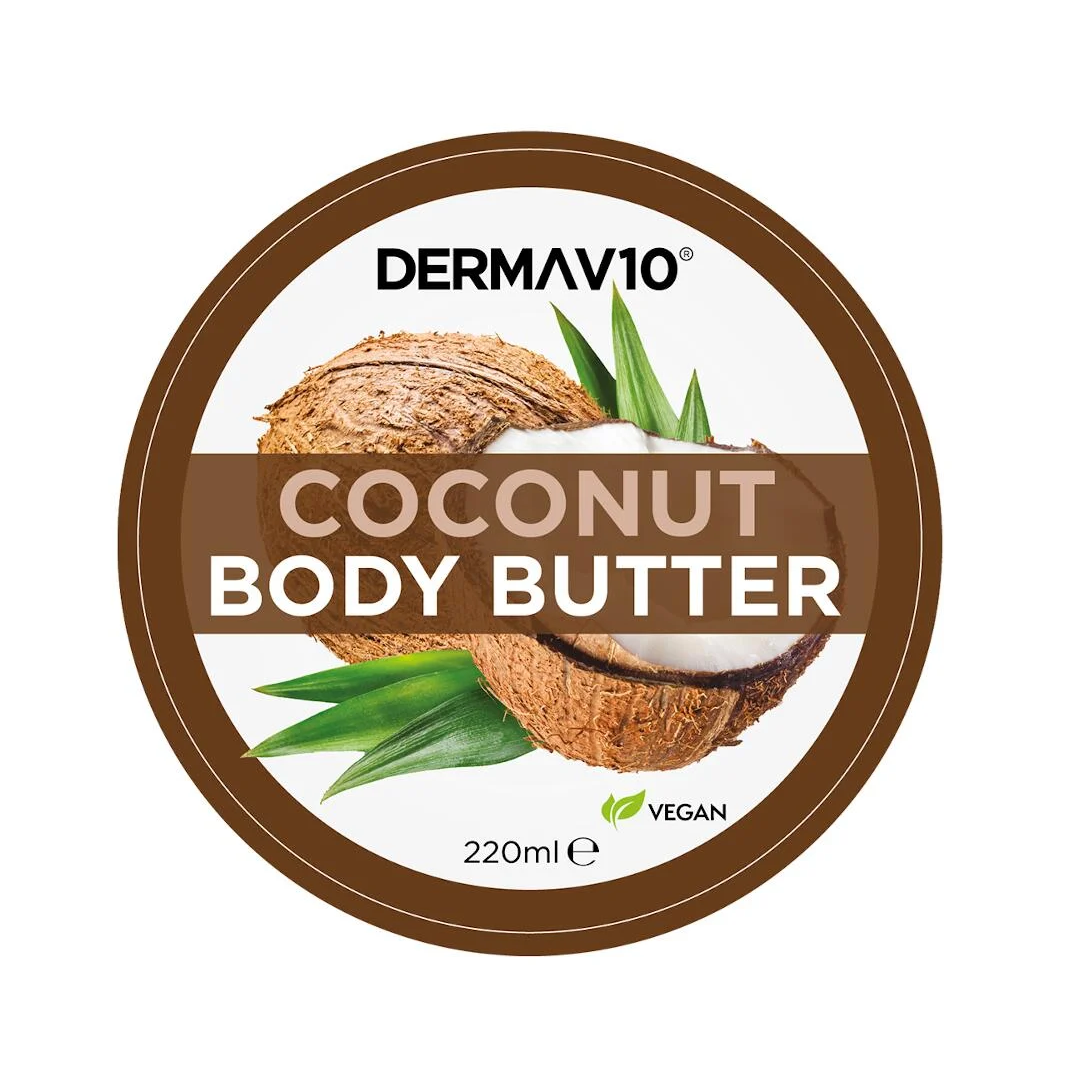 Derma V10 Coconut Body Butter - 220ml