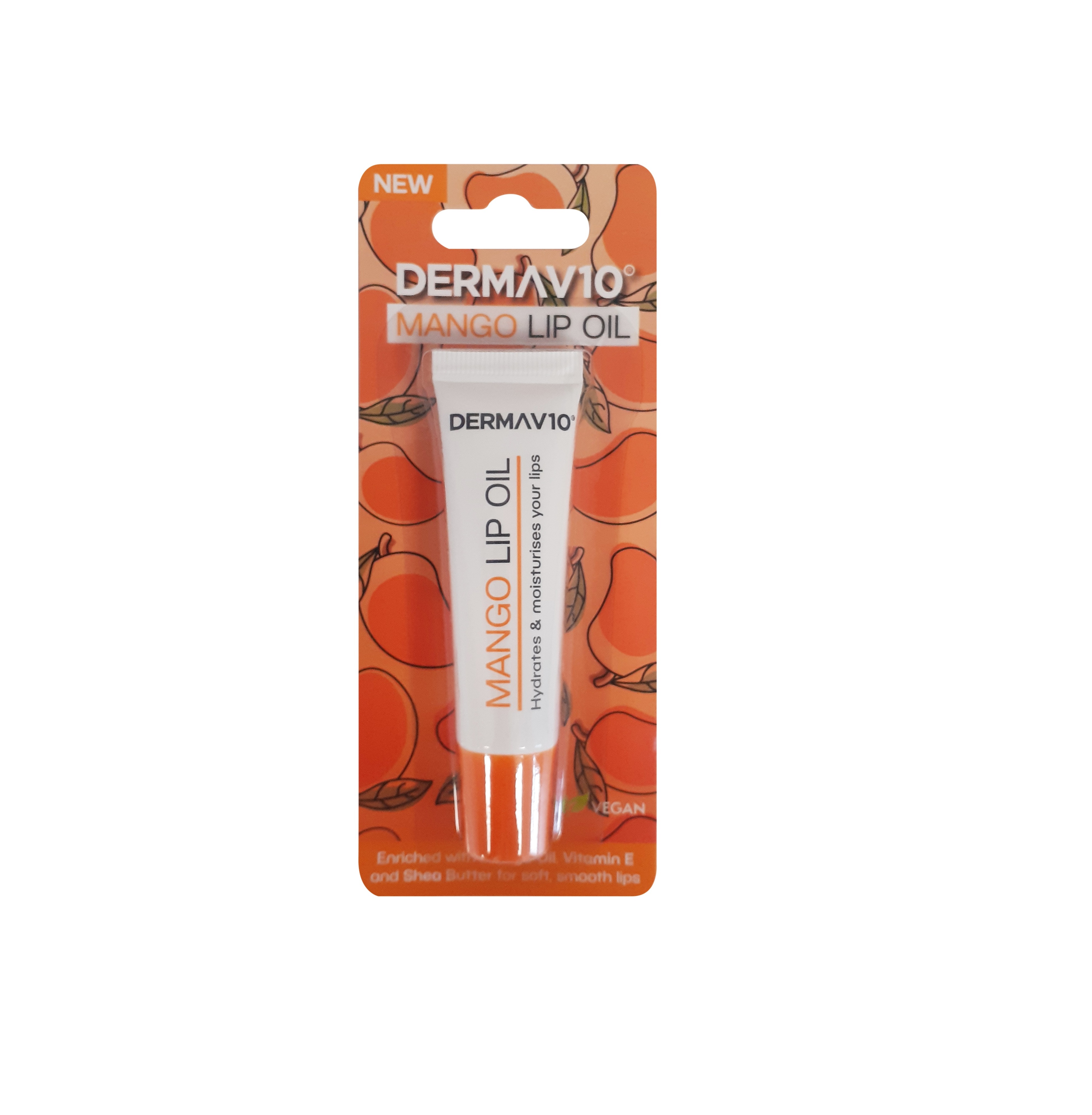 Derma V10 Mango Lip Oil - 10ml