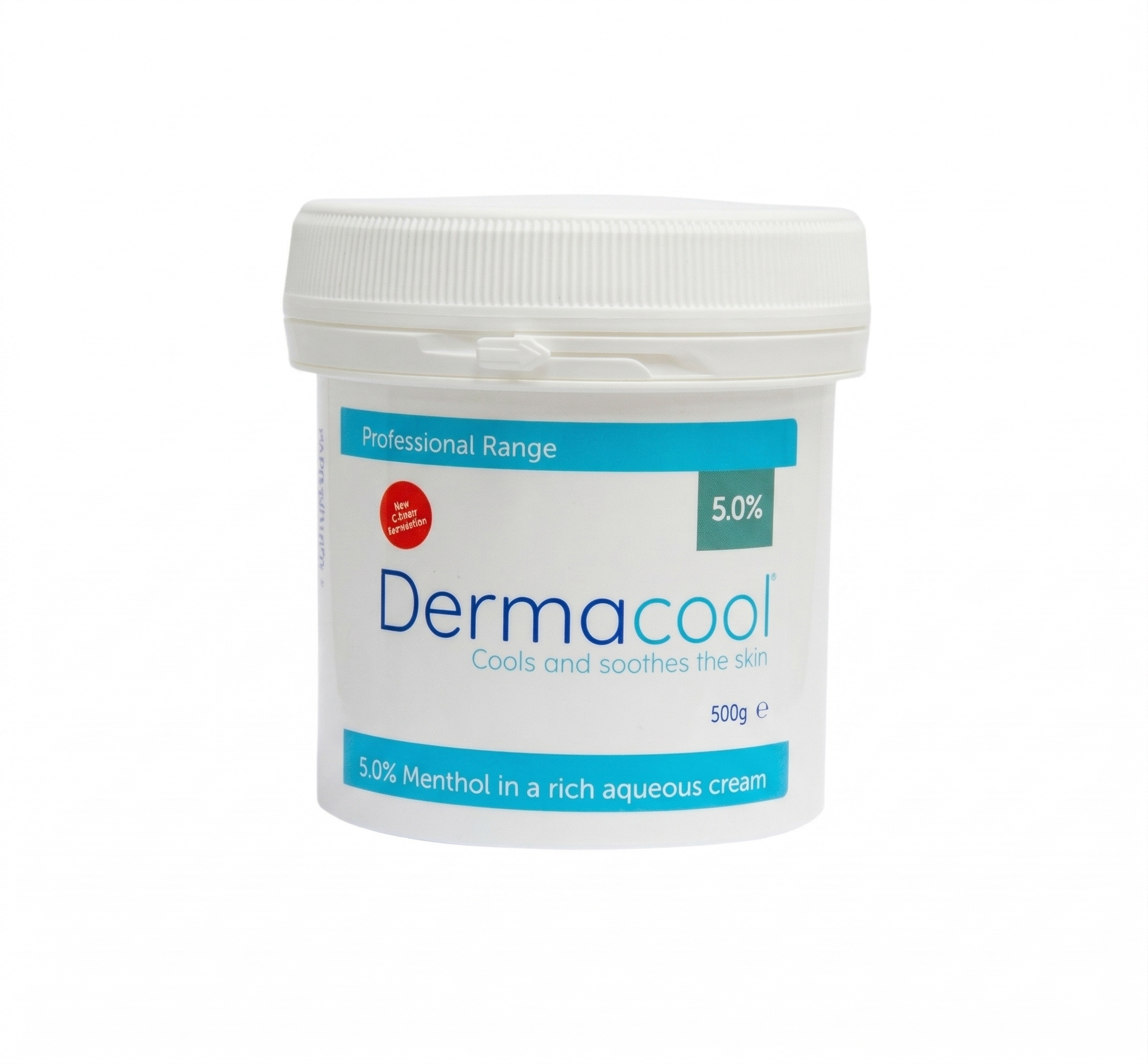 Dermacool Menthol in Aqueous Cream 5% 500g Pot