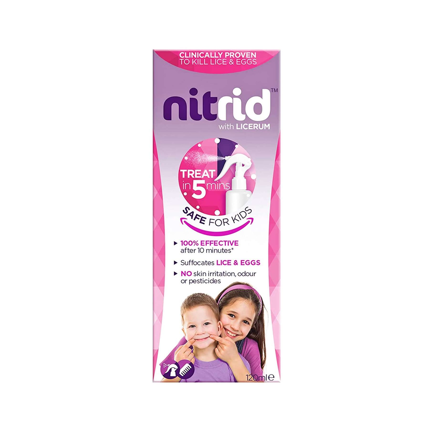 Nitrid Head Lice Treatment 120ml